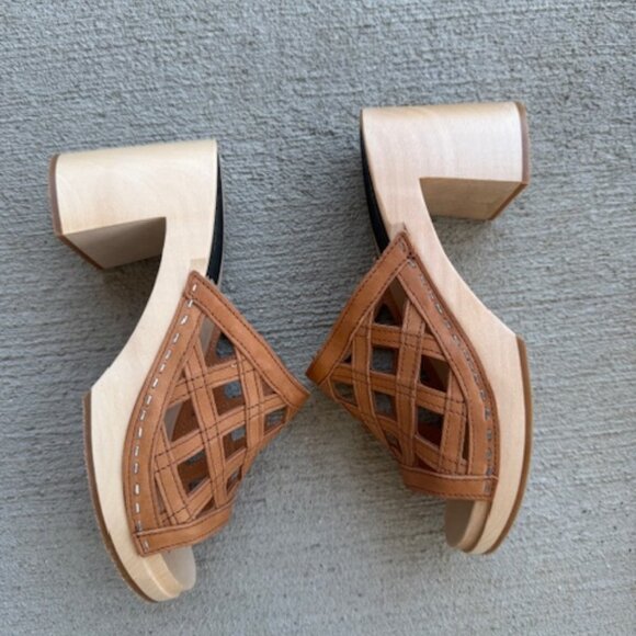 swedish hasbeens basket clogs new 39 no box - Picture 7 of 9